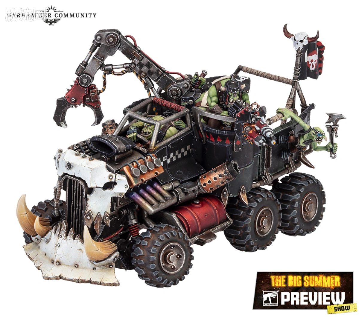 战锤40K Ork 欧克蛮人 11版 卡车