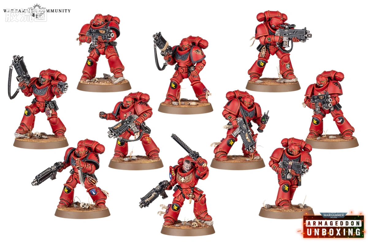 战锤40K Space Marines 星际战士通用单位 11版 哈米吉多顿 仲裁者小队