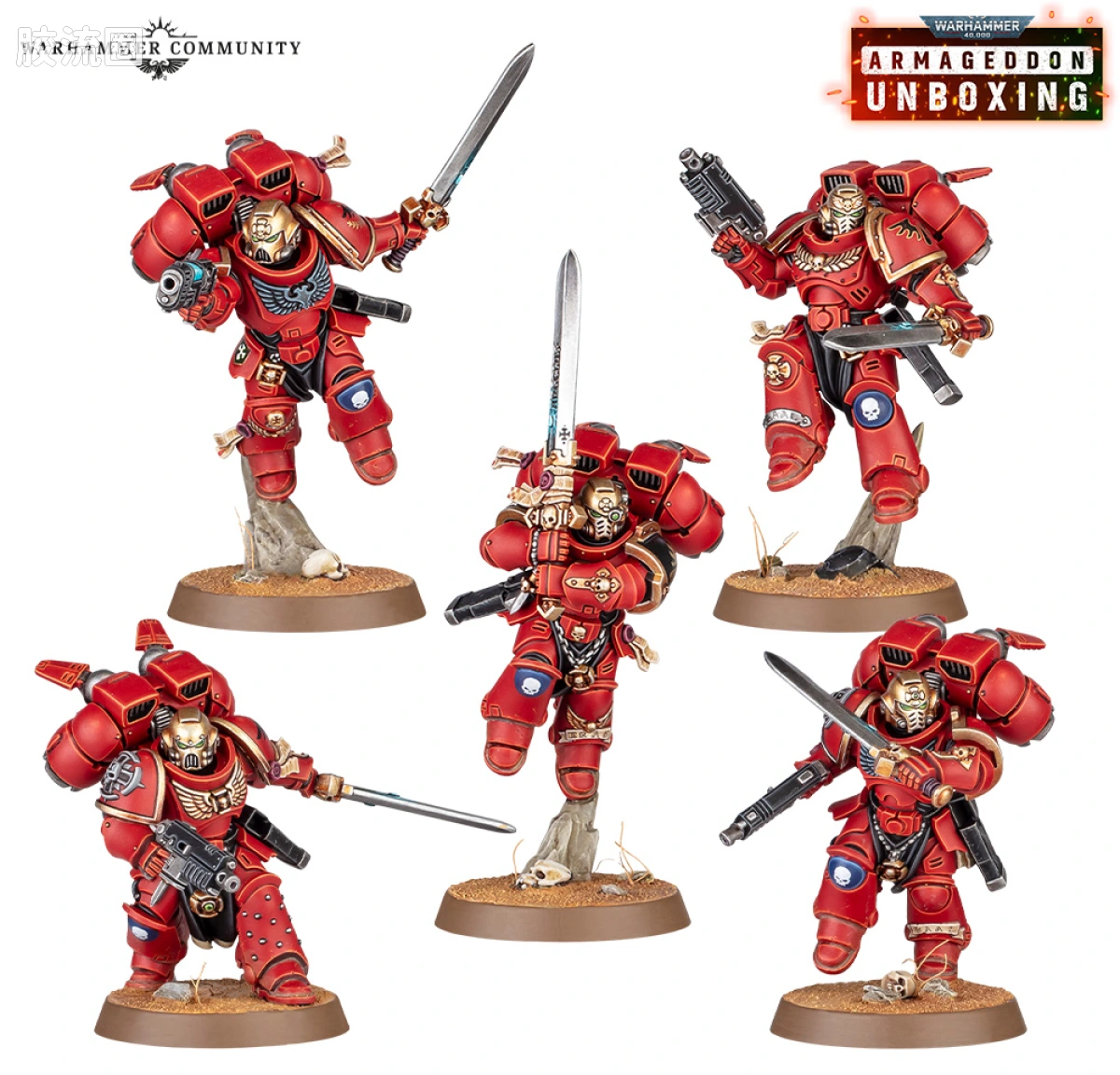 战锤40K Space Marines 星际战士通用单位 11版 哈米吉多顿 先锋老兵