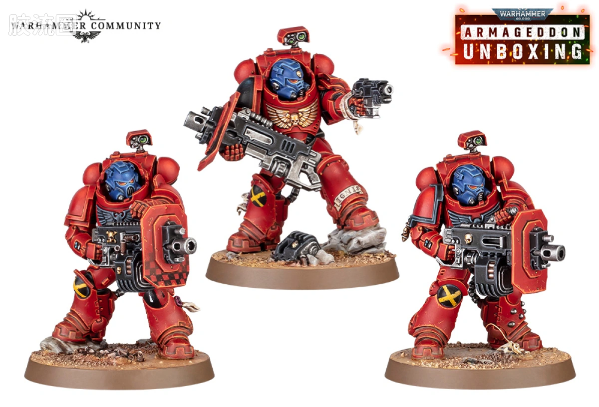 战锤40K Space Marines 星际战士通用单位 11版 哈米吉多顿 根除者小队