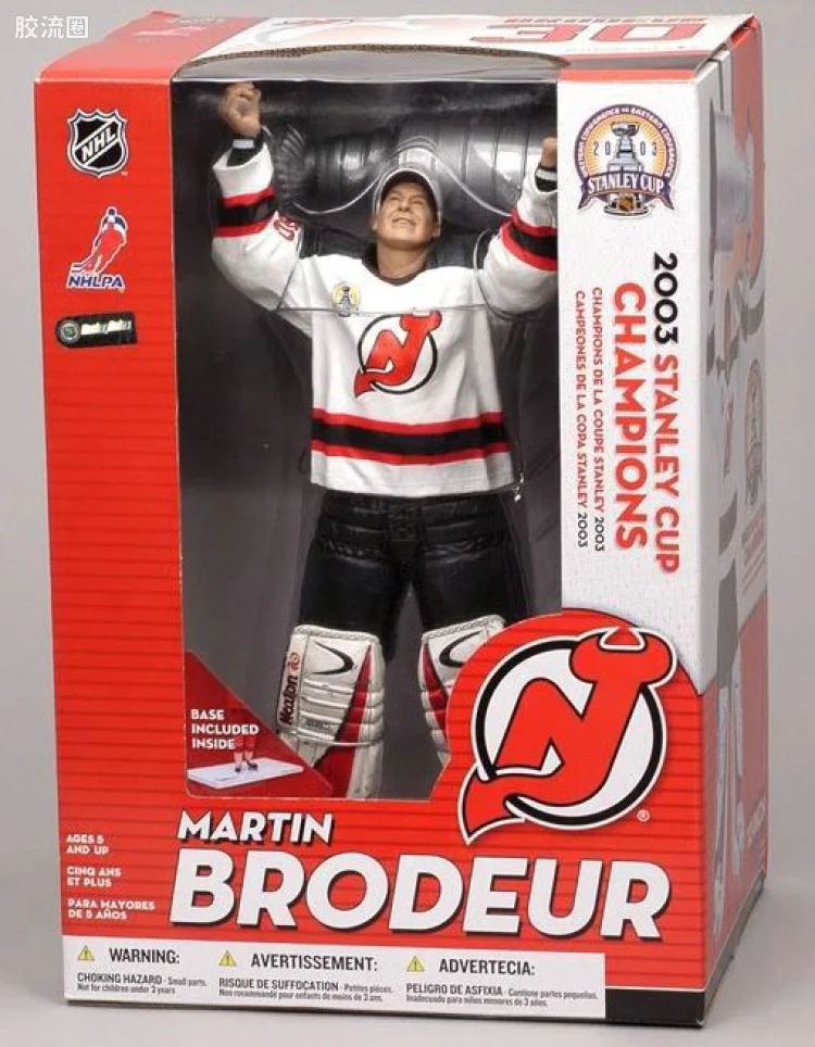 麦克法兰NHL冰球系列玩具 12寸系列第2代 12-INCH MARTIN BRODEUR 2
