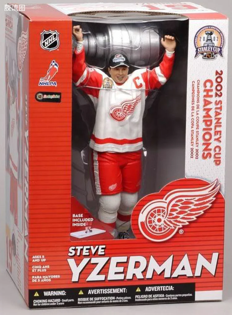 麦克法兰NHL冰球系列玩具 12寸系列第2代 12-INCH STEVE YZERMAN 2