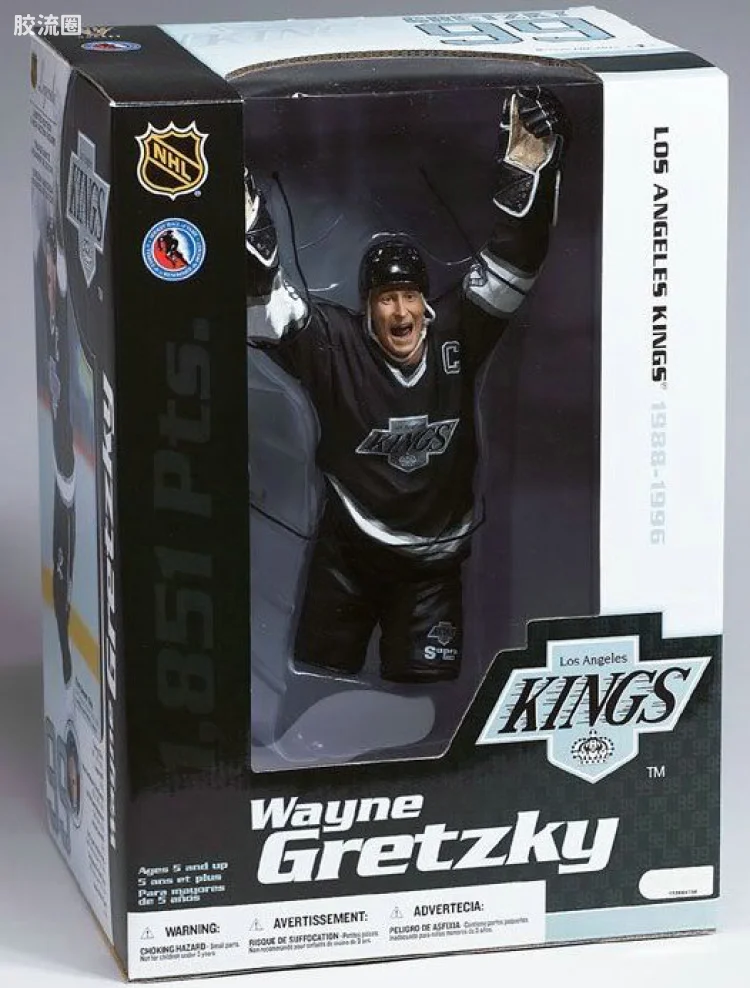 麦克法兰NHL冰球系列玩具 12寸传奇系列第1代 12-Inch WAYNE GRETZKY 2