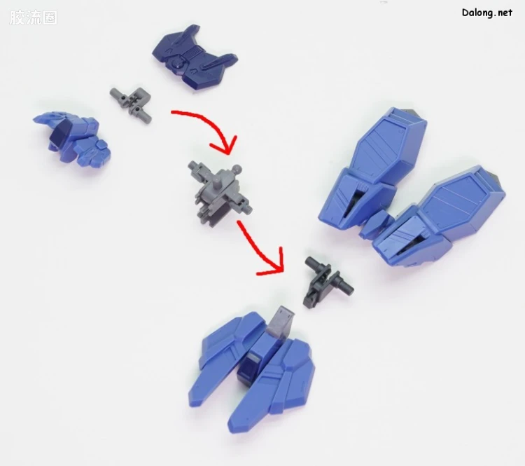 HGUC 网络限定版 双子座高达02用陆战重装备组件 - 图片
