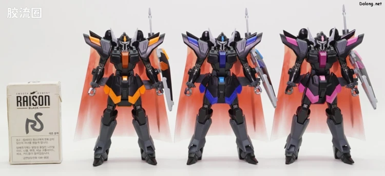 HGUC 网络限定版 黑骑士小队 暴恶/楼陀罗(丽德拉德机&丹尼尔机&刘机) 套装 - 图片