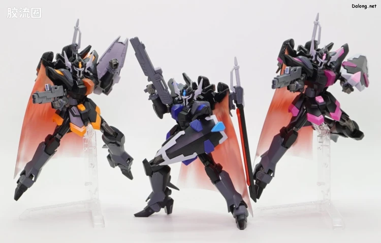 HGUC 网络限定版 黑骑士小队 暴恶/楼陀罗(丽德拉德机&丹尼尔机&刘机) 套装 - 图片