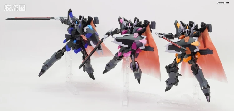 HGUC 网络限定版 黑骑士小队 暴恶/楼陀罗(丽德拉德机&丹尼尔机&刘机) 套装 - 图片