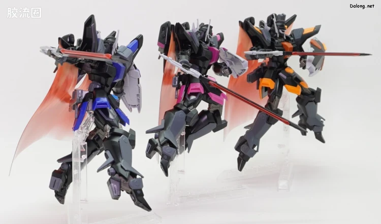HGUC 网络限定版 黑骑士小队 暴恶/楼陀罗(丽德拉德机&丹尼尔机&刘机) 套装 - 图片