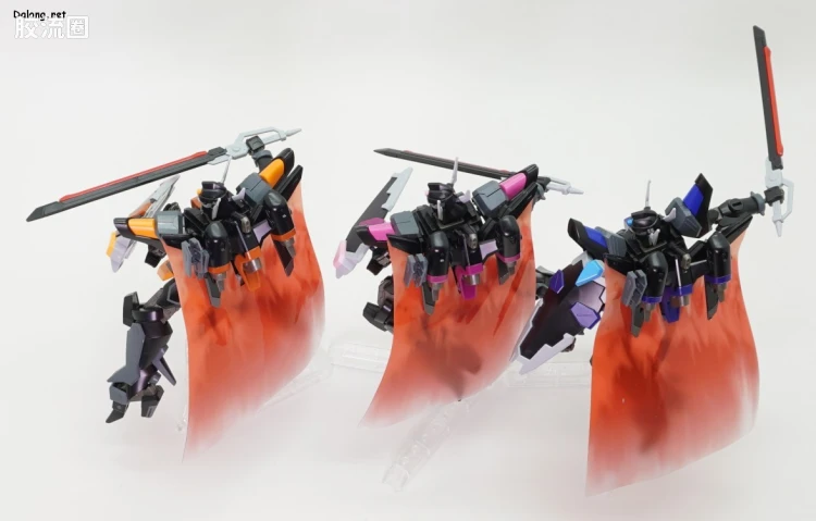 HGUC 网络限定版 黑骑士小队 暴恶/楼陀罗(丽德拉德机&丹尼尔机&刘机) 套装 - 图片