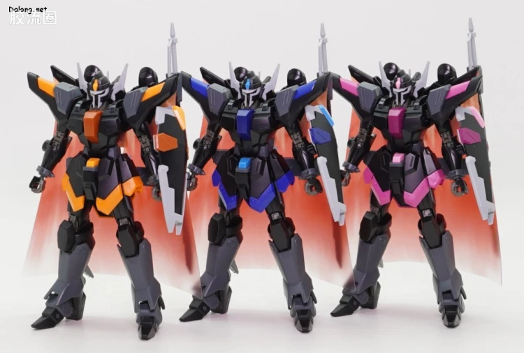 HGUC 网络限定版 黑骑士小队 暴恶/楼陀罗(丽德拉德机&丹尼尔机&刘机) 套装 - 图片