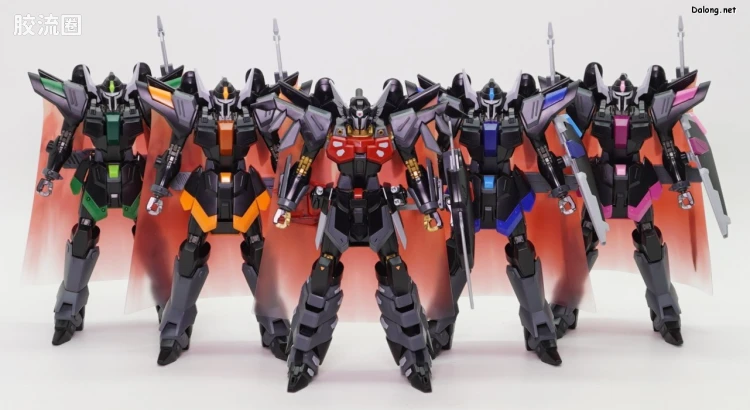 HGUC 网络限定版 黑骑士小队 暴恶/楼陀罗(丽德拉德机&丹尼尔机&刘机) 套装 - 图片