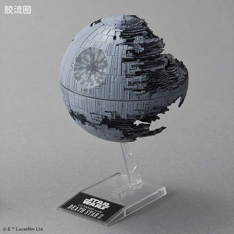 万代 星球大战系列拼装模型 Vehicle Model系列 1/2,700,000 死星II & 1/14,500 歼星舰 - 图片