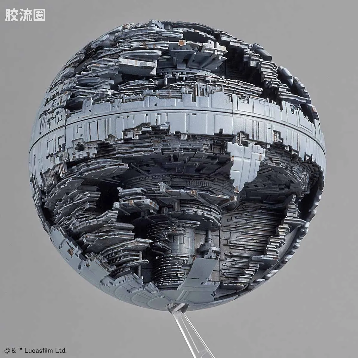 万代 星球大战系列拼装模型 Vehicle Model系列 1/2,700,000 死星II & 1/14,500 歼星舰 - 图片