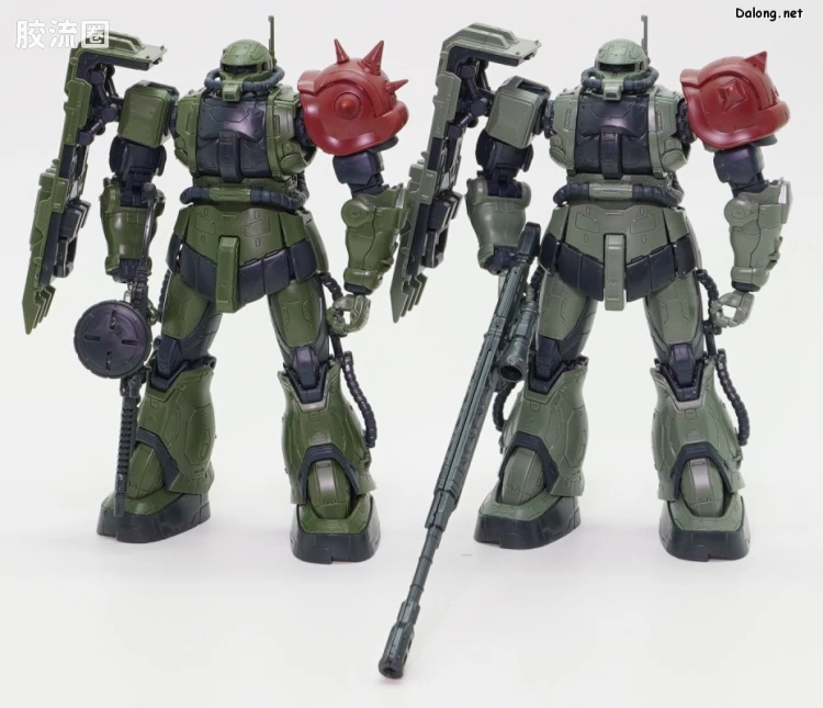 HGUC 网络限定版 扎古Ⅱ F型 查布斯机&凯尔机+无识别型扎古Ⅱ 索拉里机 再现配件套装 (复仇的安魂曲) - 图片