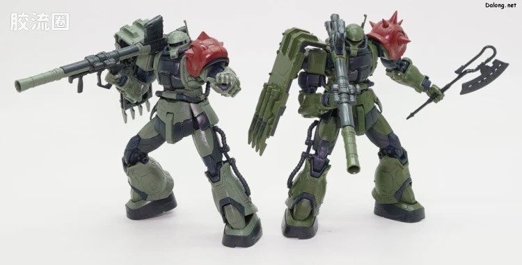 HGUC 网络限定版 扎古Ⅱ F型 查布斯机&凯尔机+无识别型扎古Ⅱ 索拉里机 再现配件套装 (复仇的安魂曲) - 图片