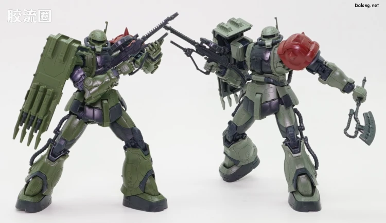 HGUC 网络限定版 扎古Ⅱ F型 查布斯机&凯尔机+无识别型扎古Ⅱ 索拉里机 再现配件套装 (复仇的安魂曲) - 图片
