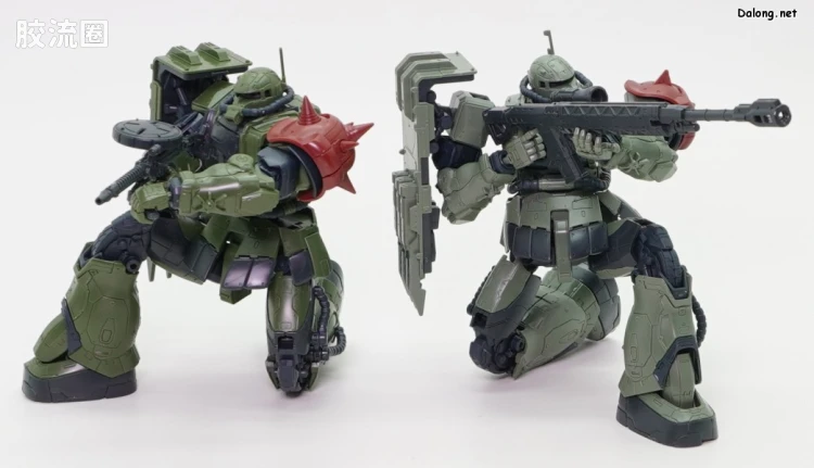 HGUC 网络限定版 扎古Ⅱ F型 查布斯机&凯尔机+无识别型扎古Ⅱ 索拉里机 再现配件套装 (复仇的安魂曲) - 图片