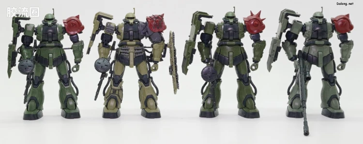 HGUC 网络限定版 扎古Ⅱ F型 卢桑机&无识别型扎古Ⅱ 卢桑机 (复仇的安魂曲) - 图片