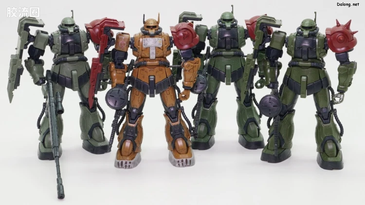 HGUC 网络限定版 扎古Ⅱ F型 卢桑机&无识别型扎古Ⅱ 卢桑机 (复仇的安魂曲) - 图片