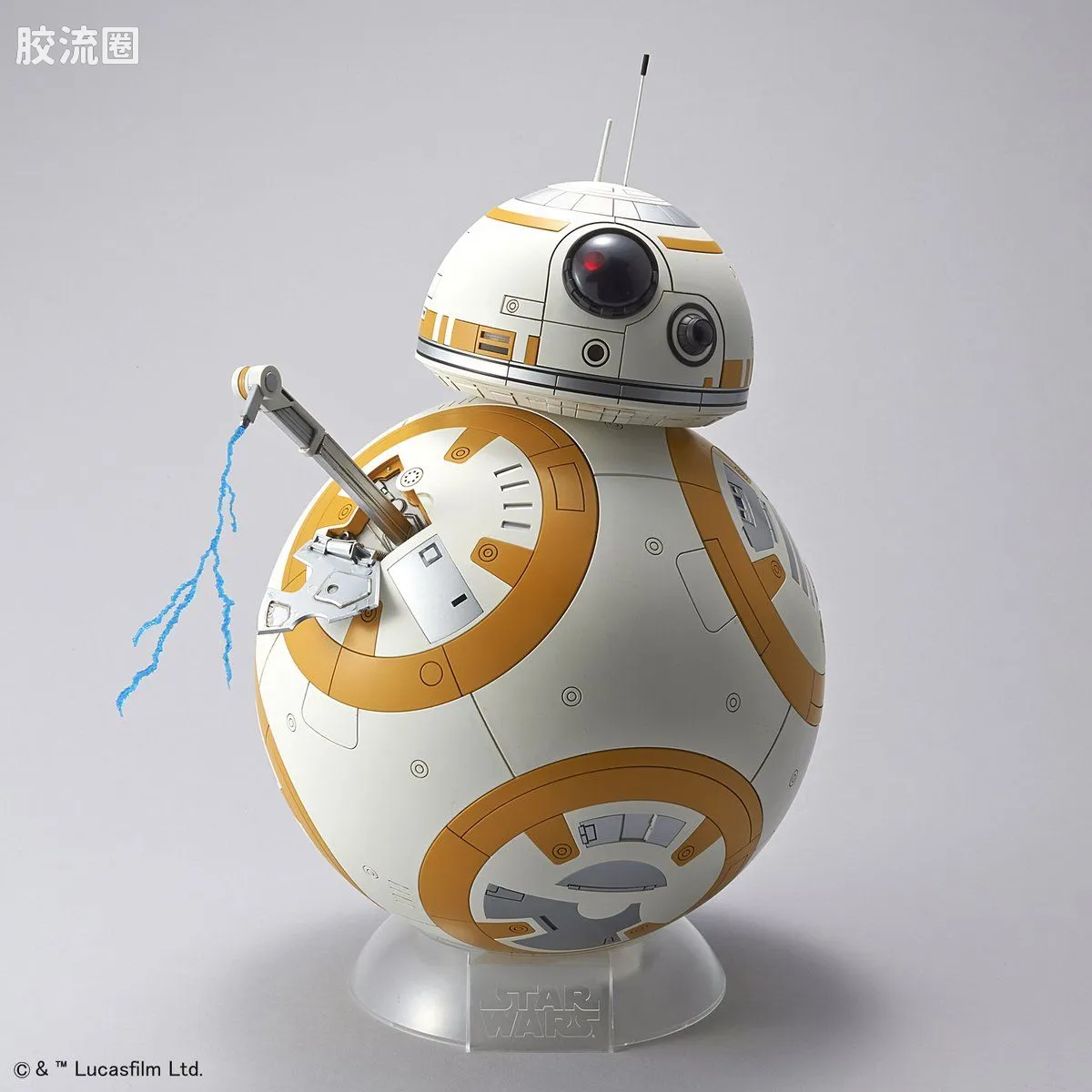 万代 星球大战系列拼装模型 机器人系列 1/2 BB-8 - 图片