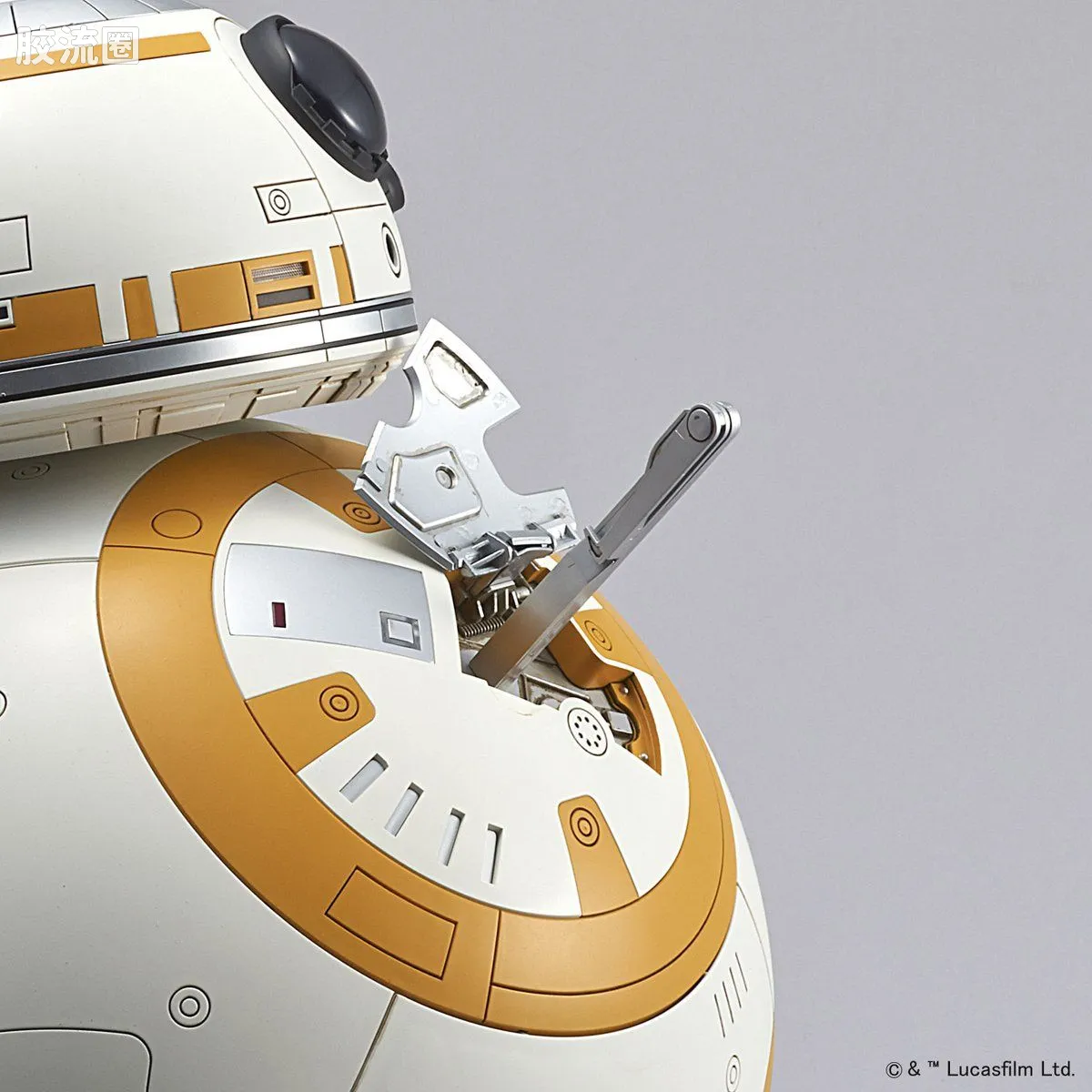 万代 星球大战系列拼装模型 机器人系列 1/2 BB-8 - 图片
