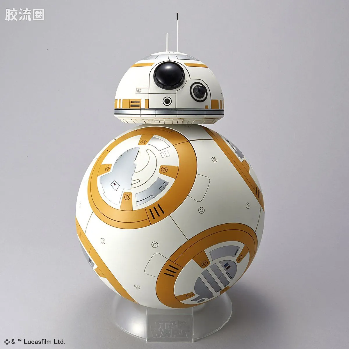 万代 星球大战系列拼装模型 机器人系列 1/2 BB-8 - 图片