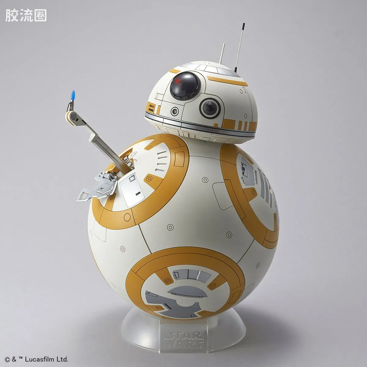 万代 星球大战系列拼装模型 机器人系列 1/2 BB-8 - 图片