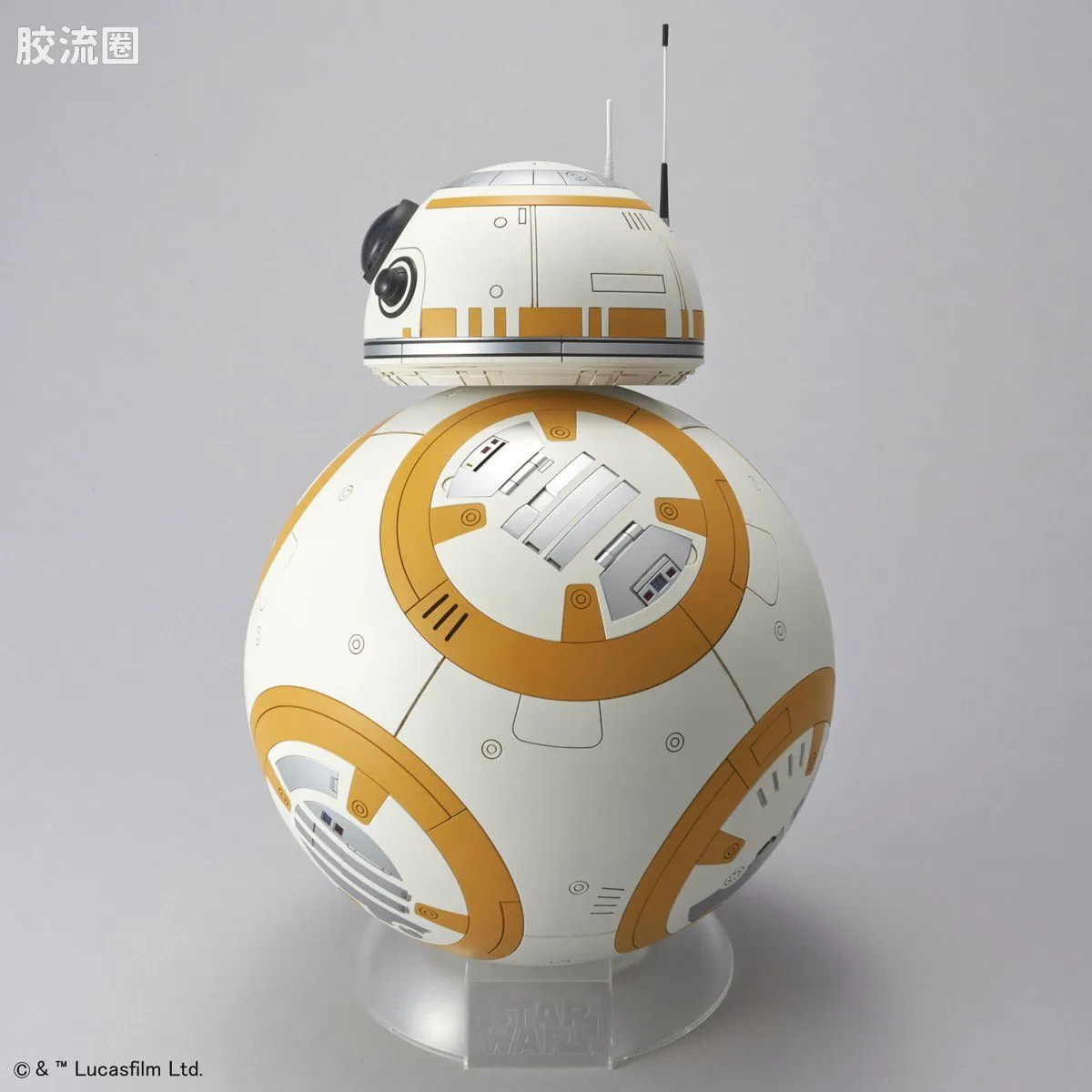 万代 星球大战系列拼装模型 机器人系列 1/2 BB-8 - 图片