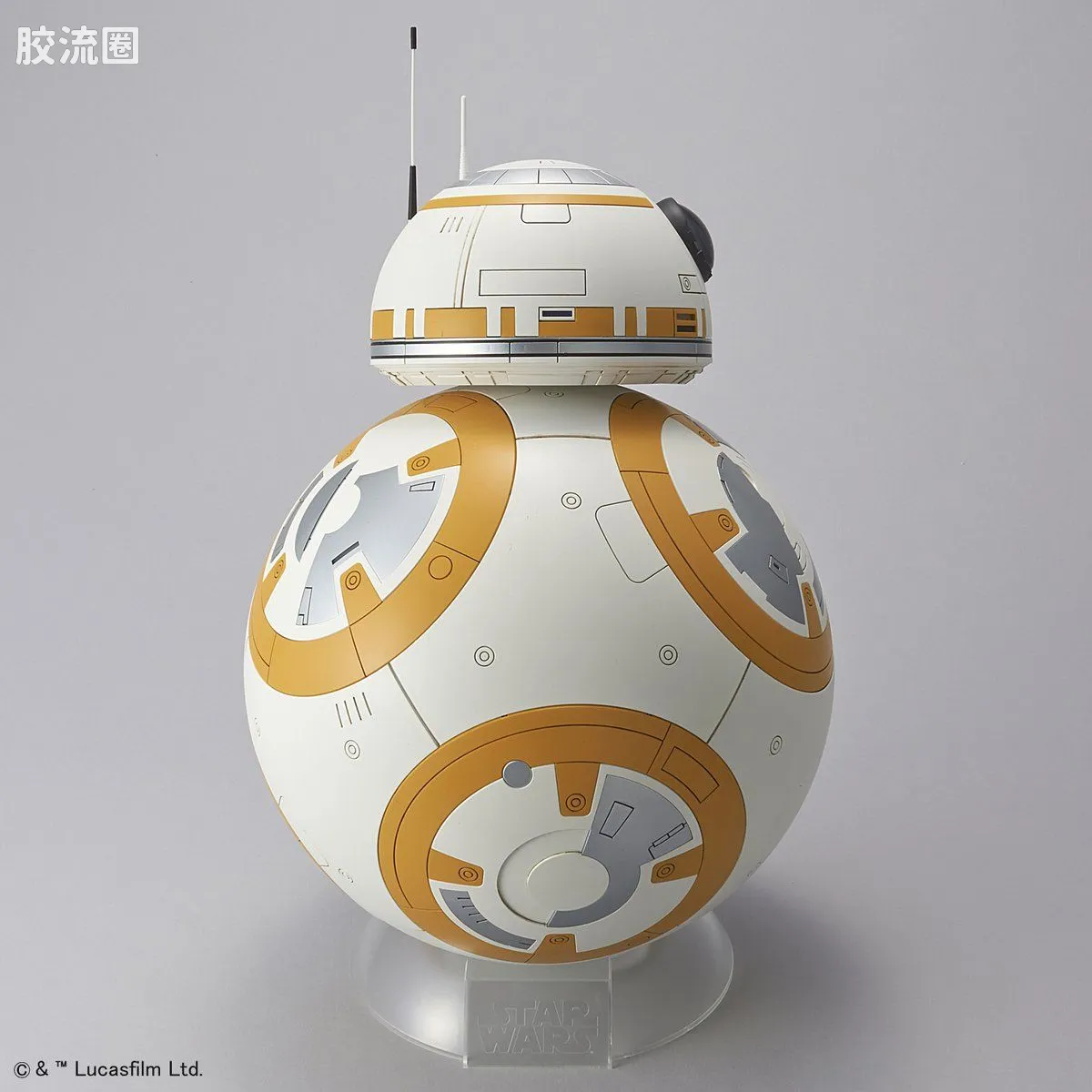 万代 星球大战系列拼装模型 机器人系列 1/2 BB-8 - 图片
