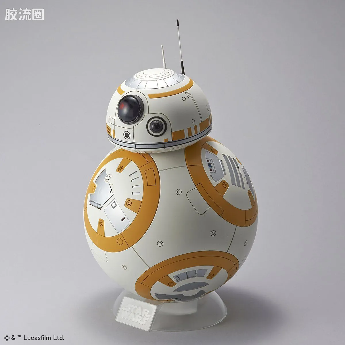 万代 星球大战系列拼装模型 机器人系列 1/2 BB-8 - 图片