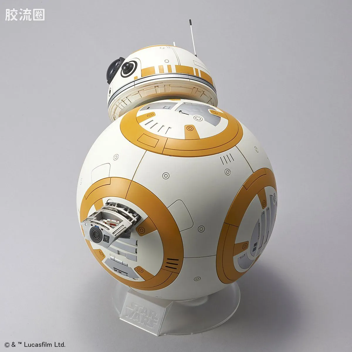 万代 星球大战系列拼装模型 机器人系列 1/2 BB-8 - 图片