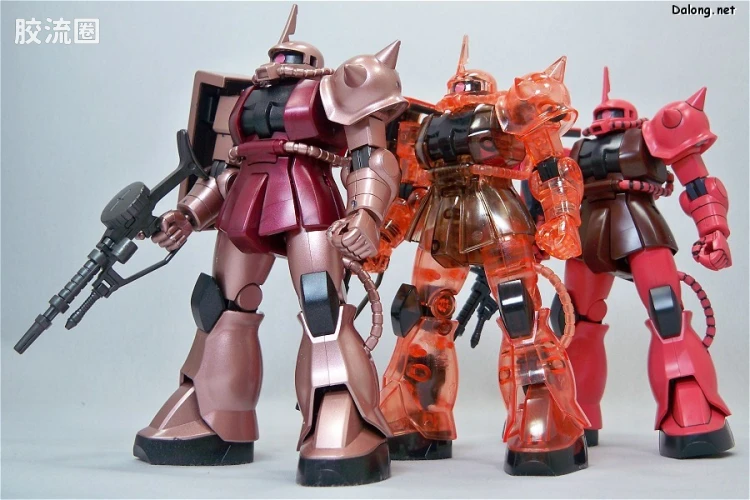 HGUC 其他限定版 夏亚专用扎古II 红色电镀Ver. - 图片
