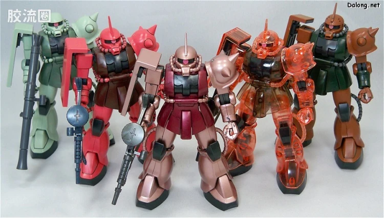 HGUC 其他限定版 夏亚专用扎古II 红色电镀Ver. - 图片