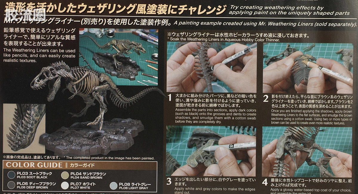 万代综合拼装模型系列 Imaginary Skeleton系列 霸王龙 - 图片