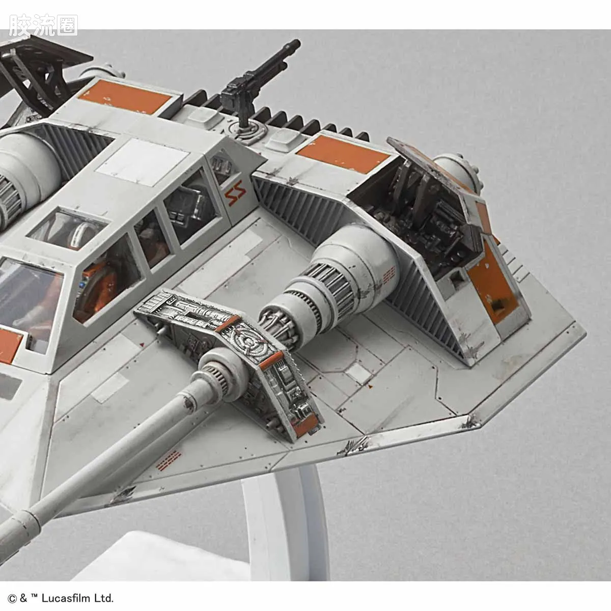 万代 星球大战系列拼装模型 载具系列 1/48 & 1/144 雪地飞车套装 - 图片