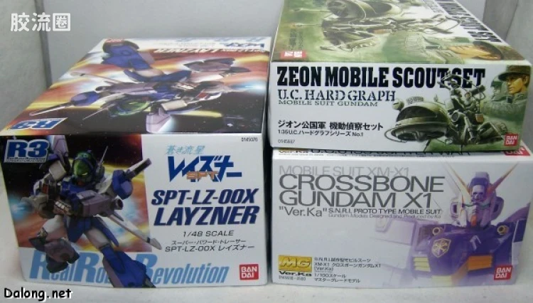 万代综合拼装模型系列 R3 <苍之流星SPT雷兹纳> SPT-LZ-00X 雷兹纳 - 图片