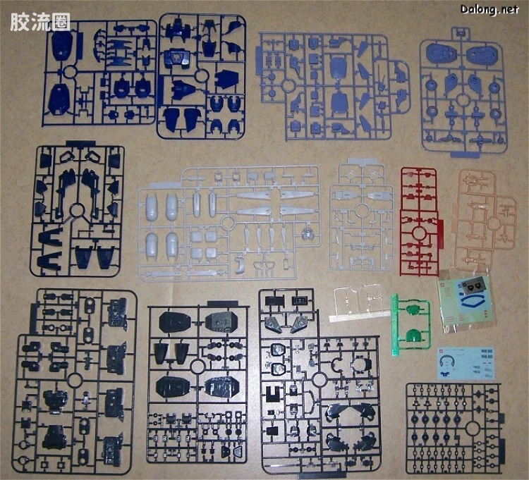 万代综合拼装模型系列 R3 <苍之流星SPT雷兹纳> E-SPT-LZ-00X-B 新型雷兹纳 - 图片