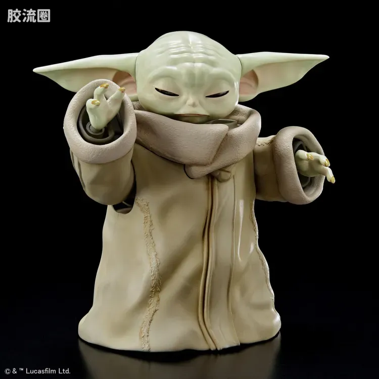 万代 星球大战系列拼装模型 人物系列 1/4 格洛古 - 图片