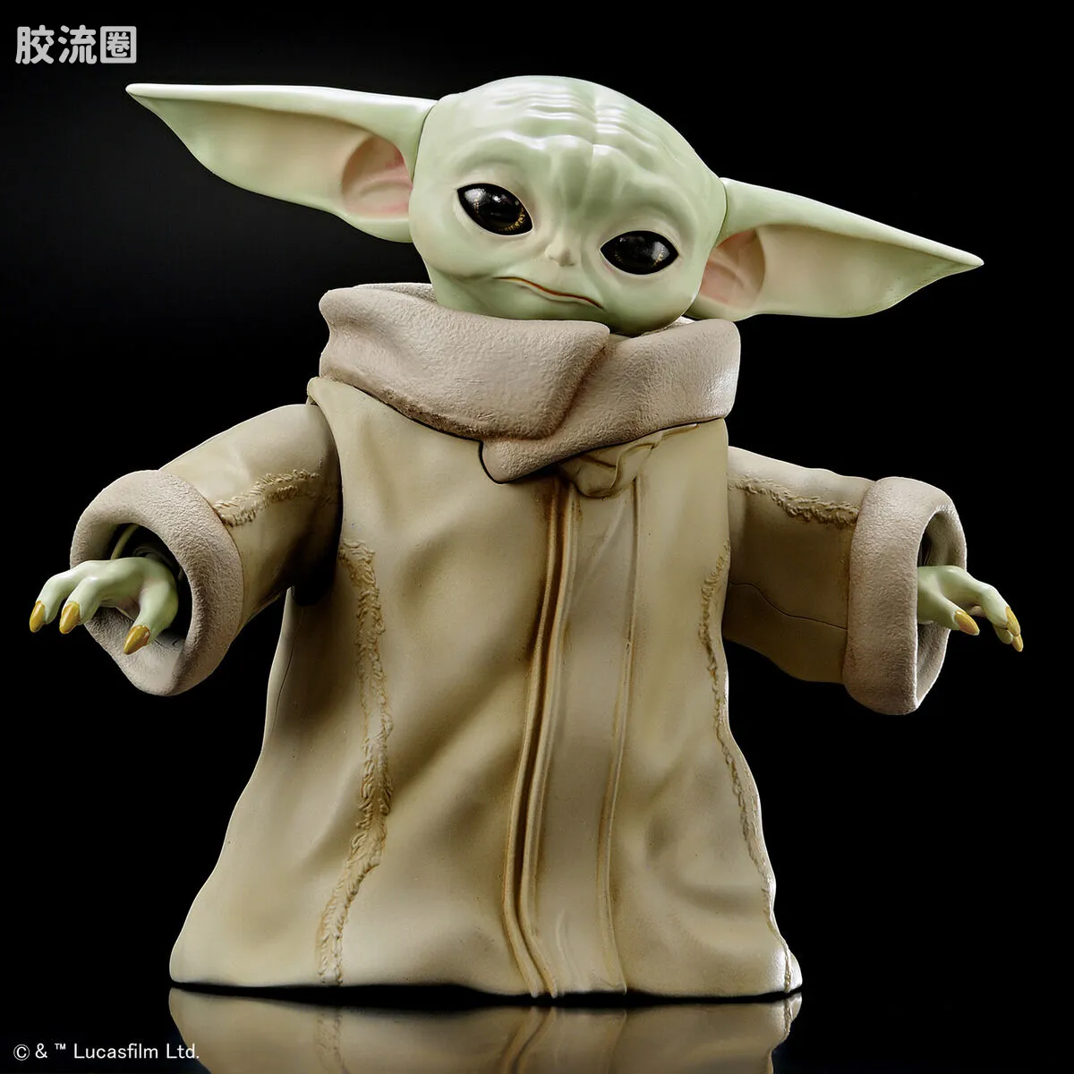 万代 星球大战系列拼装模型 人物系列 1/4 格洛古 - 图片