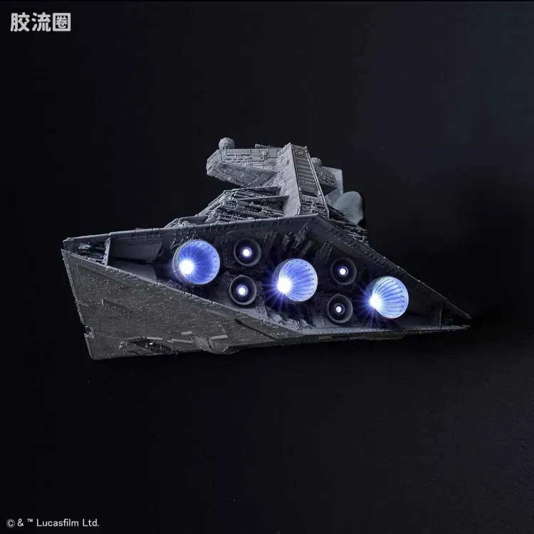 万代 星球大战系列拼装模型 载具系列 1/5000 歼星舰 初回限定版 - 图片