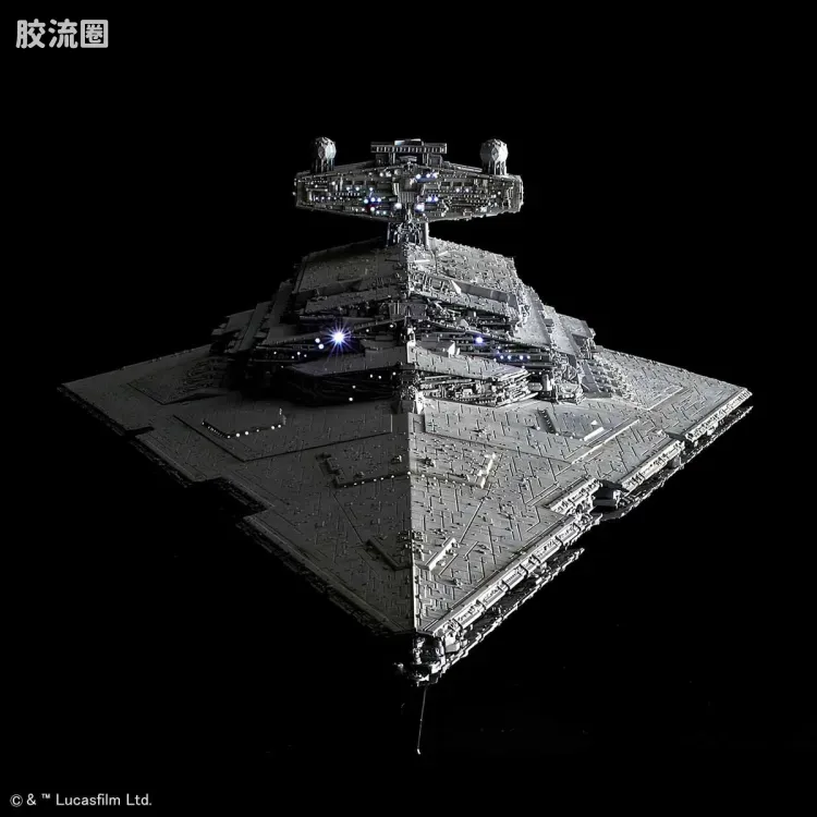 万代 星球大战系列拼装模型 载具系列 1/5000 歼星舰 初回限定版 - 图片