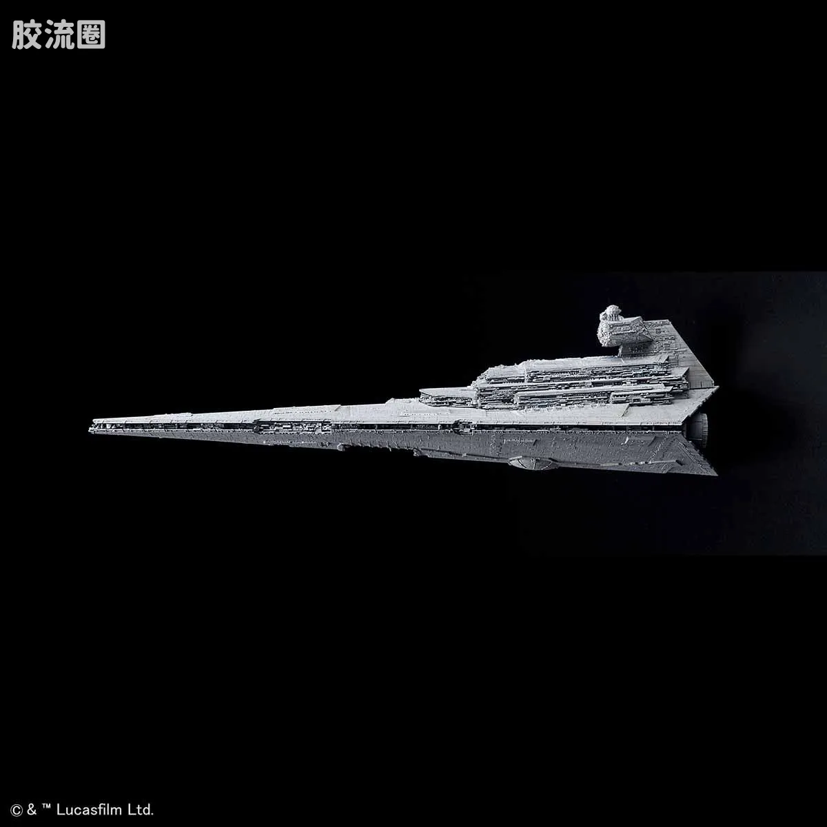 万代 星球大战系列拼装模型 载具系列 1/5000 歼星舰 初回限定版 - 图片