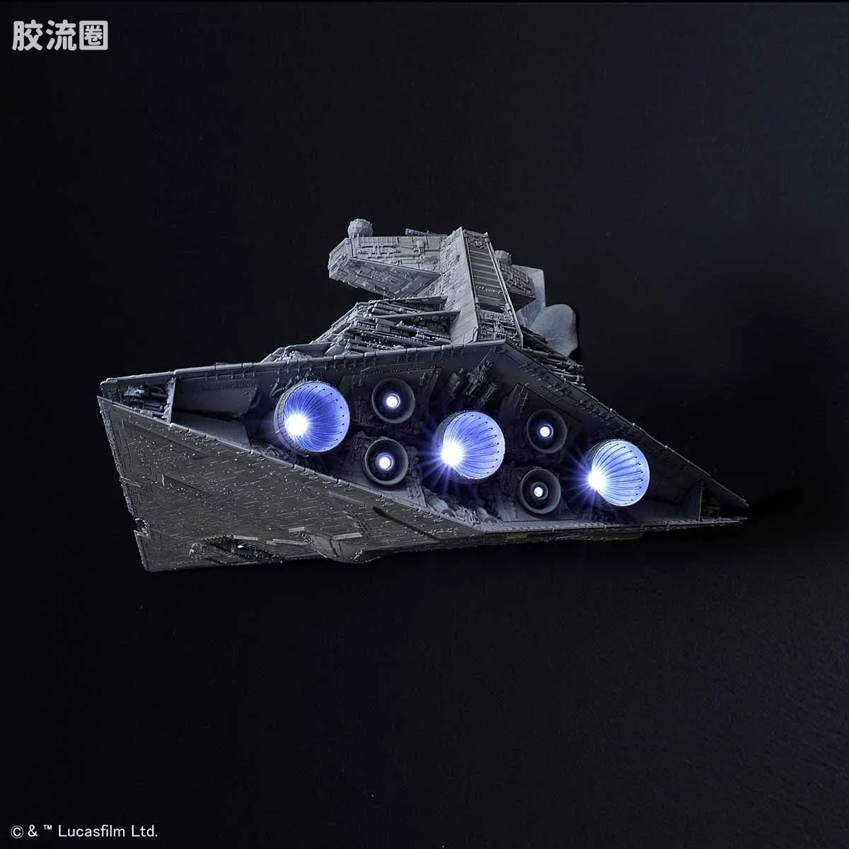 万代 星球大战系列拼装模型 载具系列 1/5000 歼星舰 初回限定版 - 图片