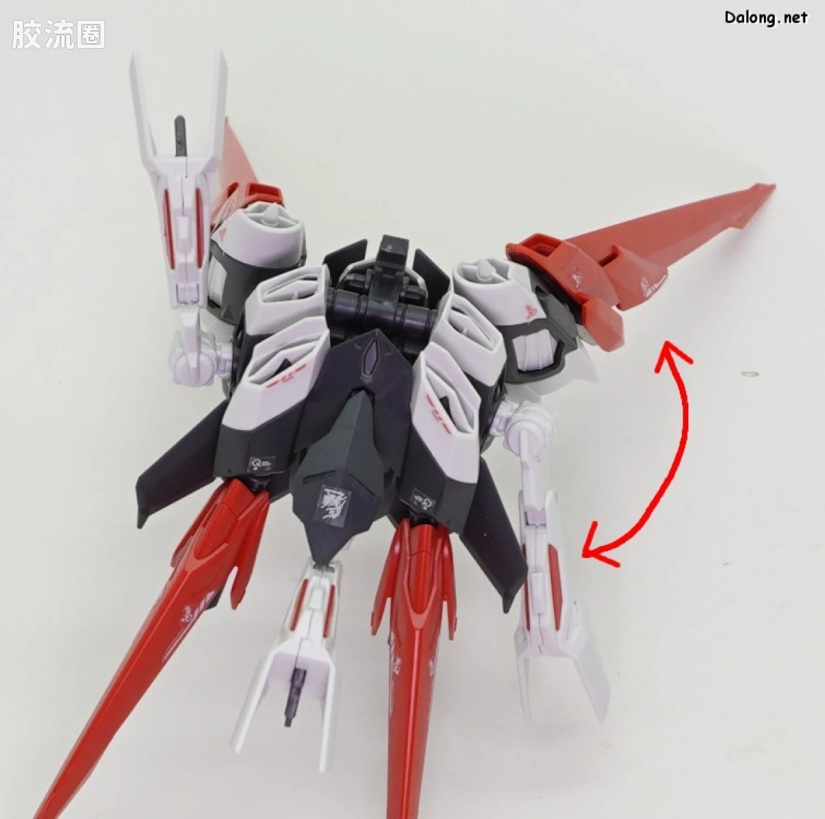 RG 网络限定版 异端高达红色机 红龙形态 - 图片