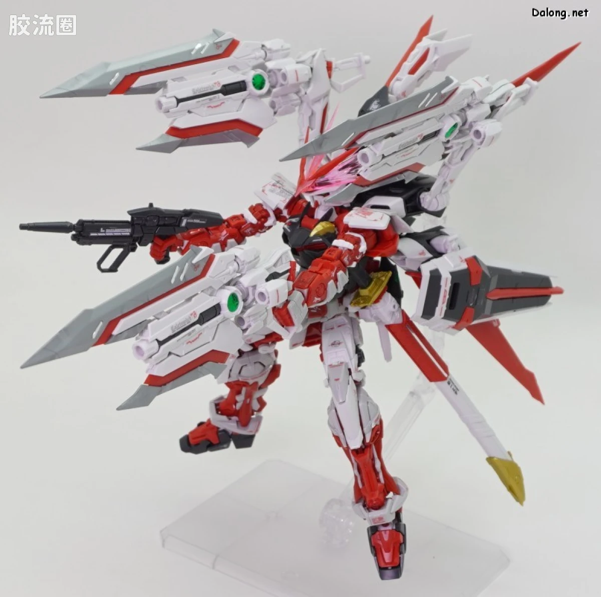 RG 网络限定版 异端高达红色机 红龙形态 - 图片