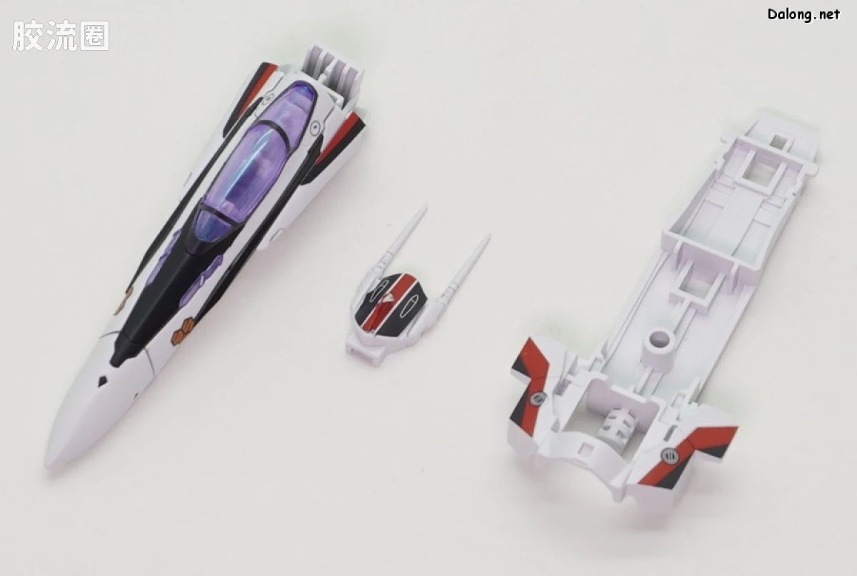 万代超时空要塞系列拼装模型 HG 1/100系列 VF-25F 弥赛亚女武神（早乙女阿尔特机） - 图片