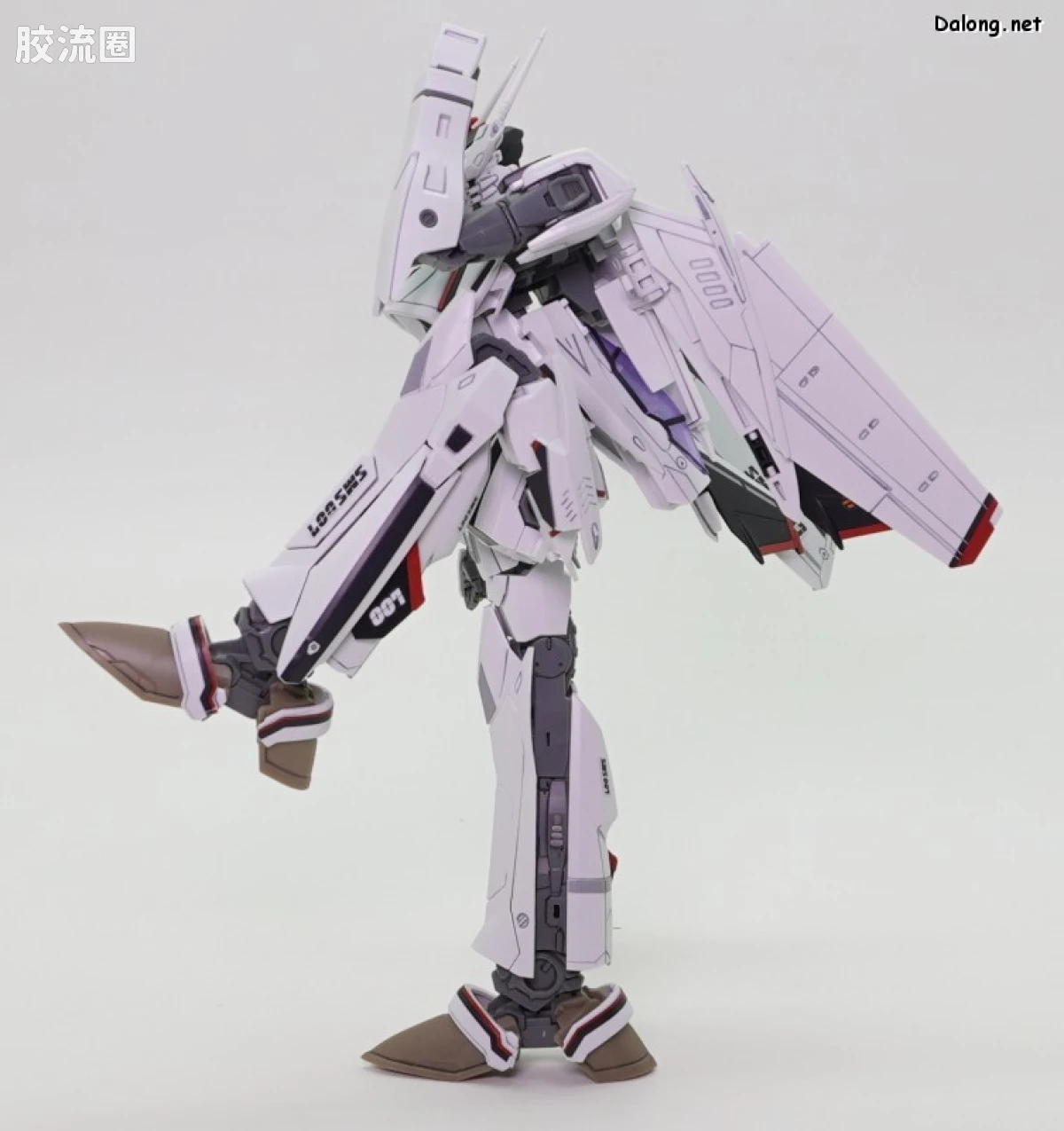 万代超时空要塞系列拼装模型 HG 1/100系列 VF-25F 弥赛亚女武神（早乙女阿尔特机） - 图片