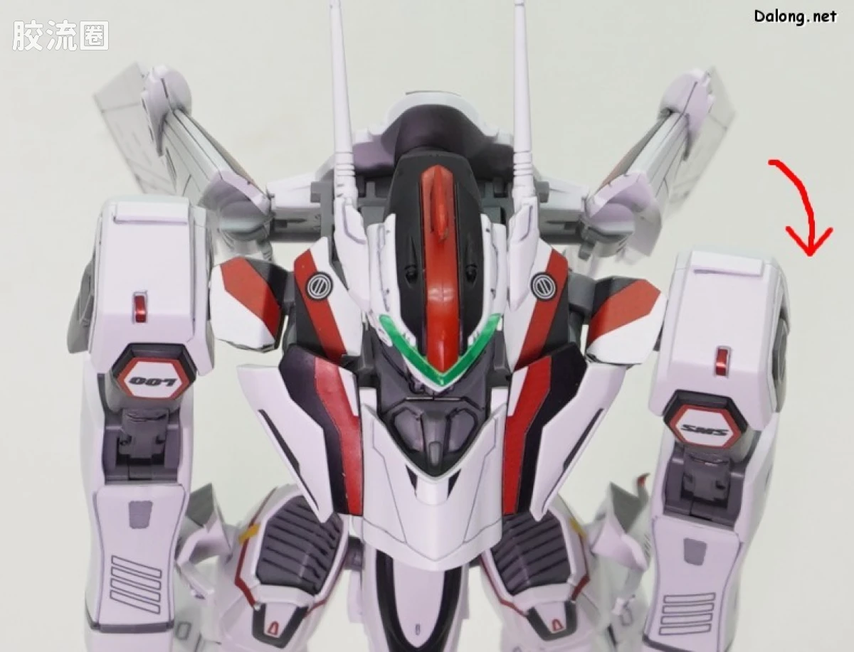 万代超时空要塞系列拼装模型 HG 1/100系列 VF-25F 弥赛亚女武神（早乙女阿尔特机） - 图片