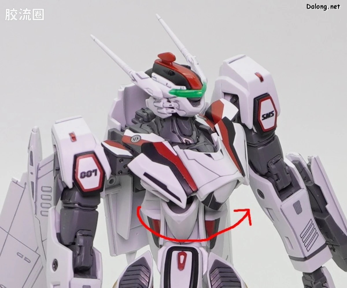 万代超时空要塞系列拼装模型 HG 1/100系列 VF-25F 弥赛亚女武神（早乙女阿尔特机） - 图片