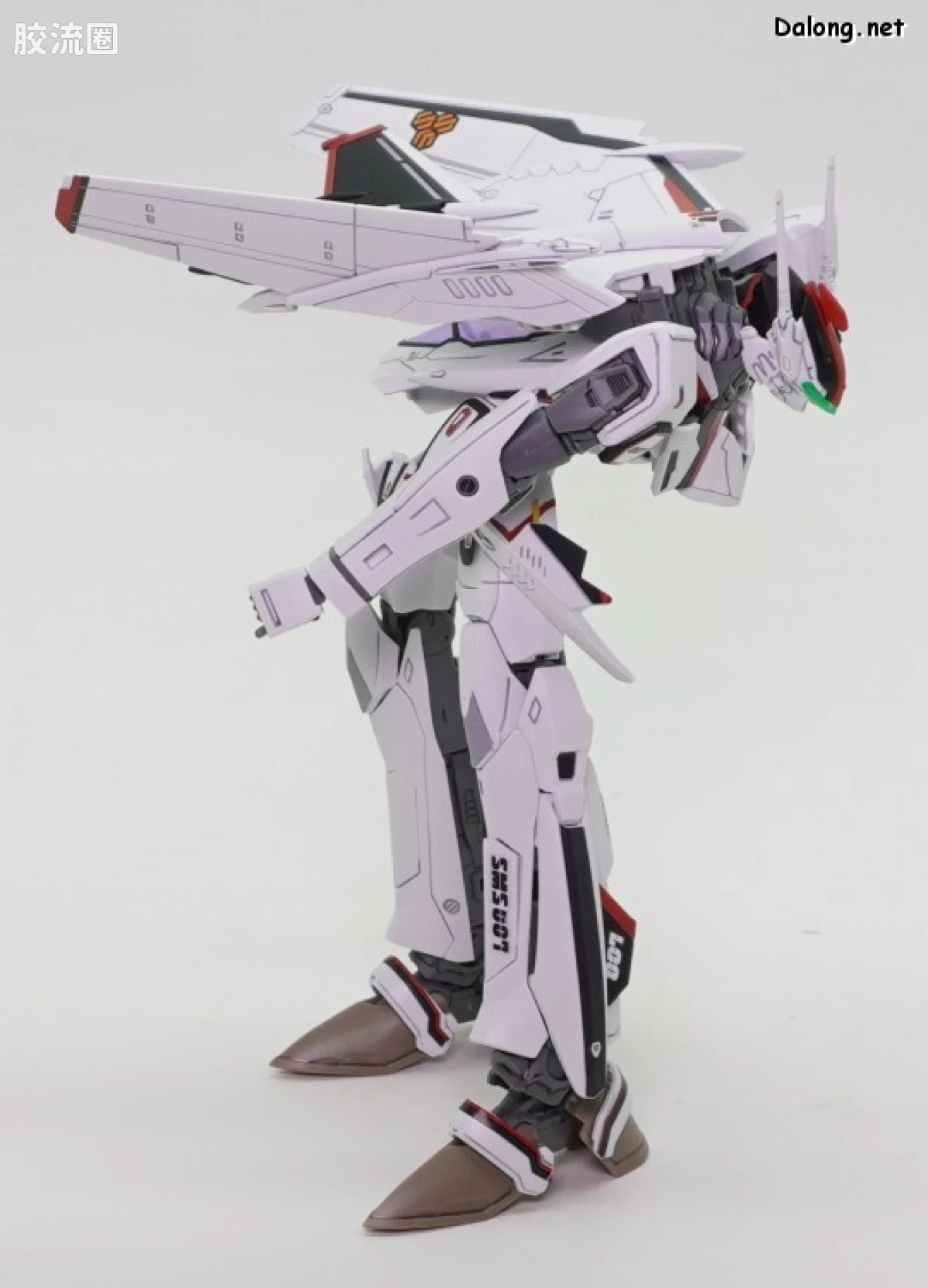 万代超时空要塞系列拼装模型 HG 1/100系列 VF-25F 弥赛亚女武神（早乙女阿尔特机） - 图片